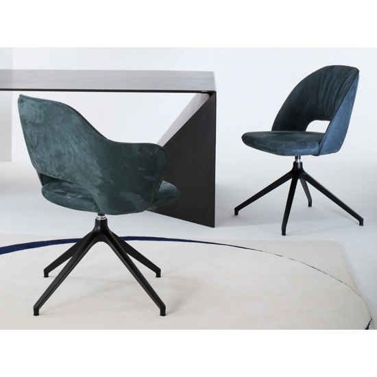 Noemi Round Braccioli Sedie imbottite Julia 3